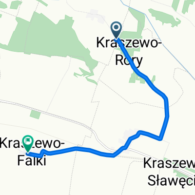 Kraszewo-Czubaki, Raciąż do Kraszewo-Falki 12, Kraszewo-Falki