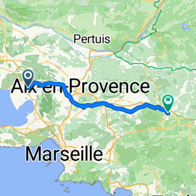 D10, La Fare-les-Oliviers nach Route de Nice 420, Saint-Maximin-la-Sainte-Baume