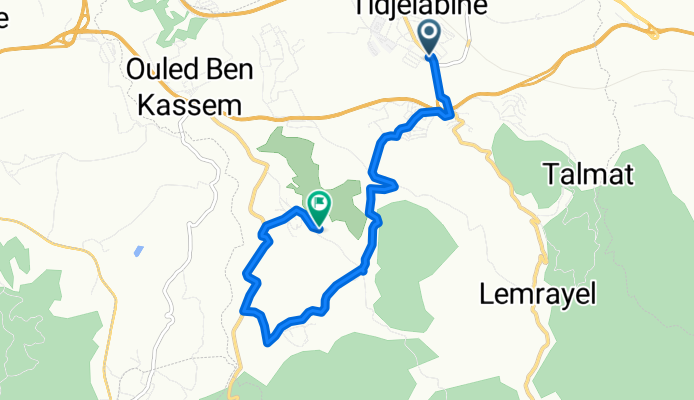 De Chemin Wilaya 146, Tidjelabine à Unnamed Road, Tidjelabine