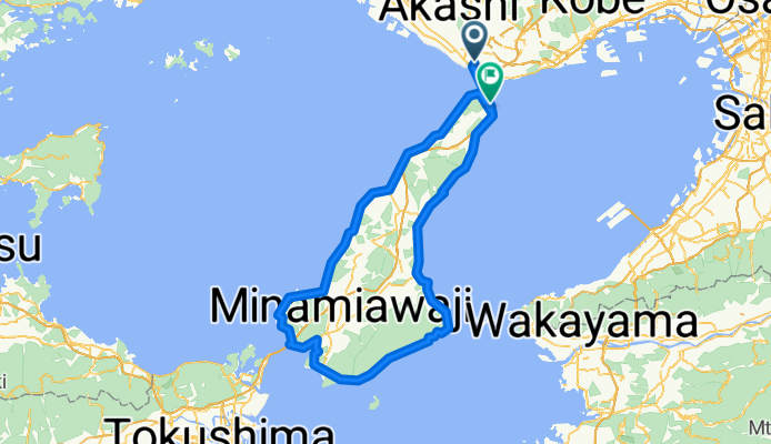 明石駅-湊川公園Loop 41km - Cycling Route - 🚲 Bikemap