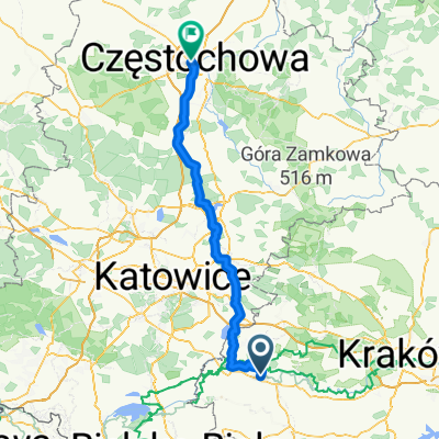 Częstochowa przez Jaworzno