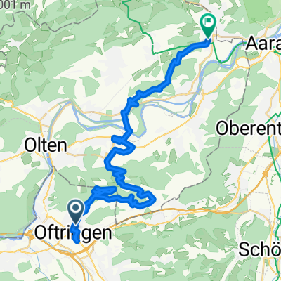 Oberfeldstrasse 44, Oftringen nach Langmattstrasse 10, Erlinsbach