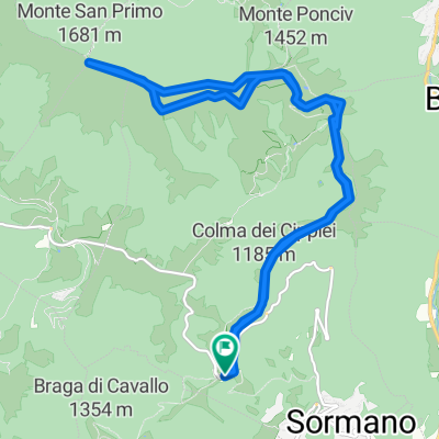 Via Pian del Tivano 1, Sormano to Via Pian del Tivano, Sormano