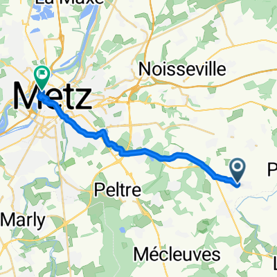 Form des Quatre Vents 4, Laquenexy nach Allée de Metz Plage
