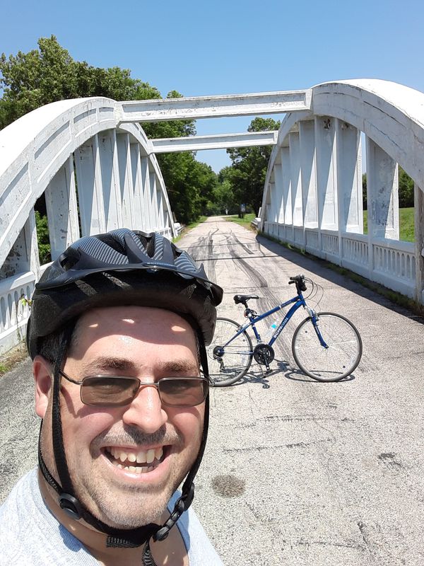 Rode on Route 66 to Rainbow Bridge then back to parking area!!!!