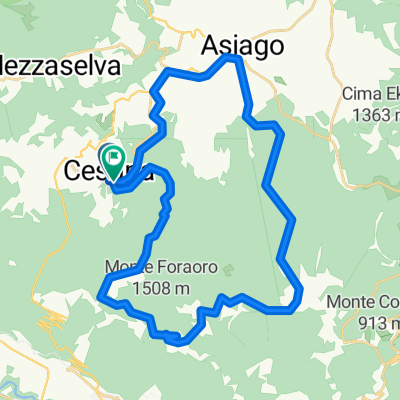 Tour Altopiano di Asiago (variante)
