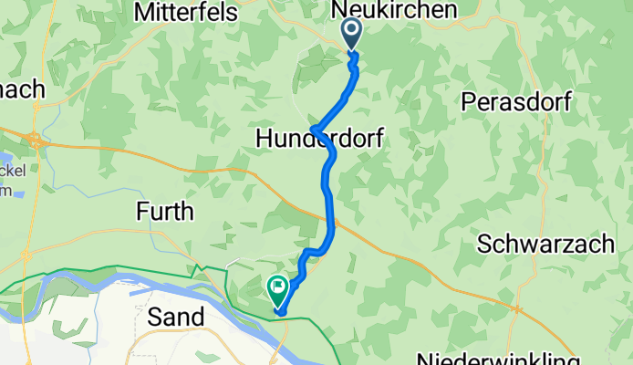 Steinburg 29, Hunderdorf to Hofweinzier 8, Bogen