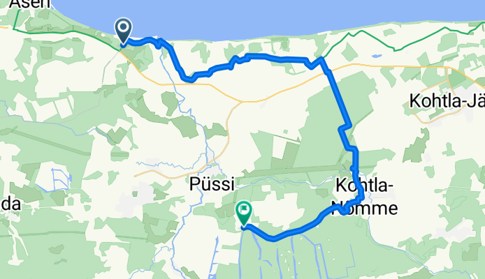 Purtse-Liimala-Kõrkküla do Nõmme tee, Aidu-Liiva