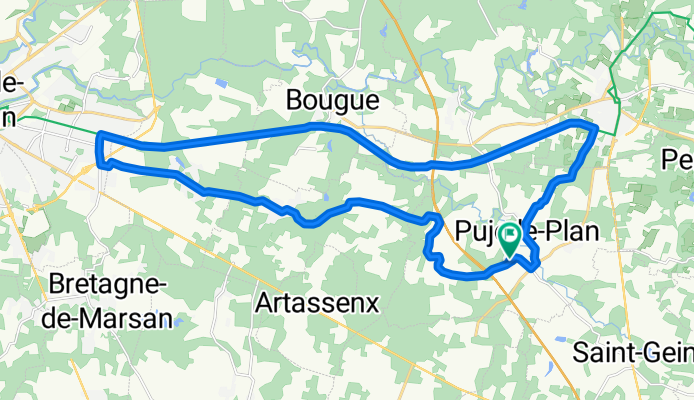 De 590 Route de Laglorieuse, Pujo-le-Plan à 590 Route de Laglorieuse, Pujo-le-Plan