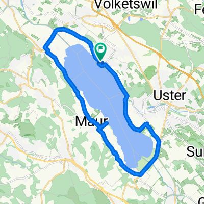 Schwerzenbacherstrasse, Greifensee nach Schwerzenbacherstrasse, Greifensee