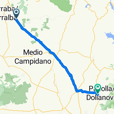 Da Via G. Mannu 22, Uras a Viale Repubblica 16, Serdiana