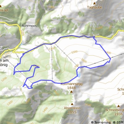 Übergossene Alm - Wastlhöhe - Übergossene Alm