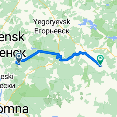 Маршрут в Молодёжная улица, 7, Юрцовский