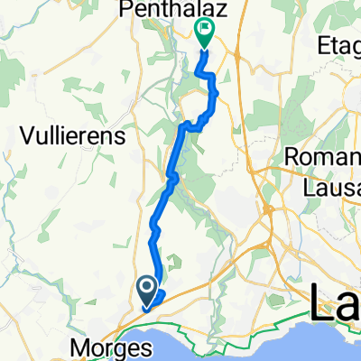 De Chemin de la Fauvette 1, Lonay à Penthaz, Village