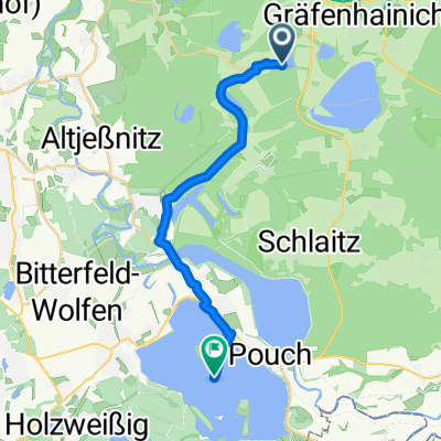 Ernst-Thälmann-Straße 22B, Gräfenhainichen nach Unnamed Road, Bitterfeld-Wolfen