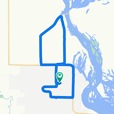 Moderate route in Necedah