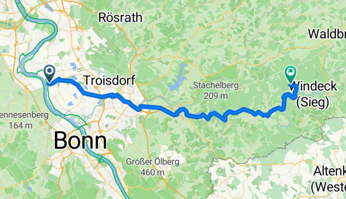 Niederkassel-Berlin, Tag 1