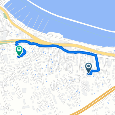 De 1 Allée Alfred Sisley, Martigues à 6 Boulevard Gérard Philipe, Martigues