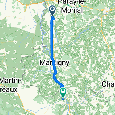 De D982, Varenne-Saint-Germain à Route de Melay 163, Briennon