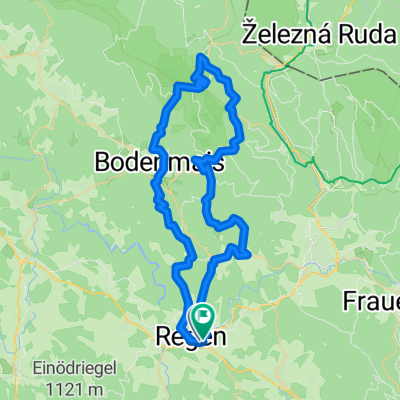 Regen - Kronberg - Großer Arber - Großer Arbersee - Brandten - Regen