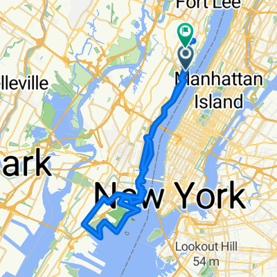 2 Main St, Edgewater to 238 Clark Terr, Cliffside Park