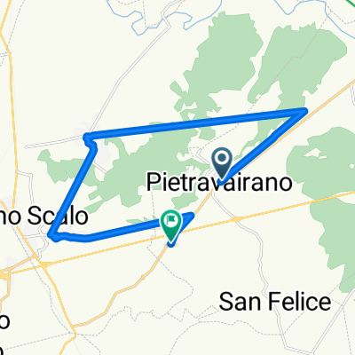 Da Via Vittorio Castrillo 10, Pietravairano a SP10 20, Pietravairano