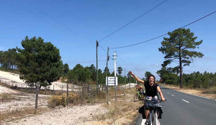 Photo 1 of the Bikemap route "Route from Rua das Comportas 2, Comporta"