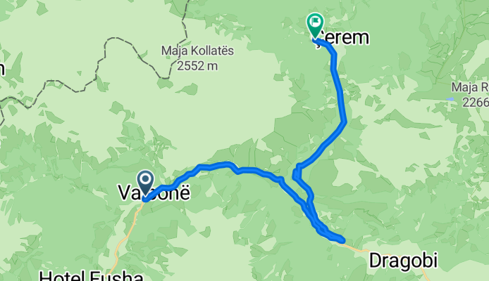 Dag 4 ochtend  - Valbona - Cerem