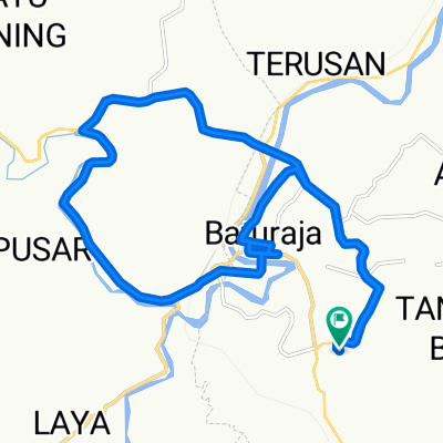 Jalan. Garuda, Kecamatan Baturaja Timur to Jalan. Garuda, Kecamatan Baturaja Timur