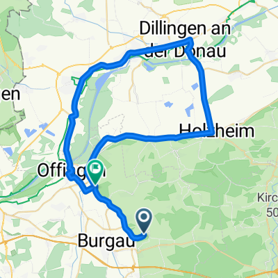 Feierabendrunde Haldenwang-Gundelfingen-Lauingen-Dillingen-Holzheim-Gundremmingen-Haldenwang
