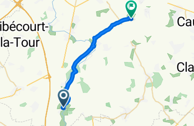 Route in der Bikemap App öffnen