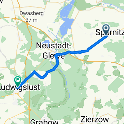 Spornitz - Ludwigslust 21 Km