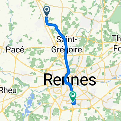 De 65 La Besneraye, Melesse à 101 Avenue Henri Fréville, Rennes