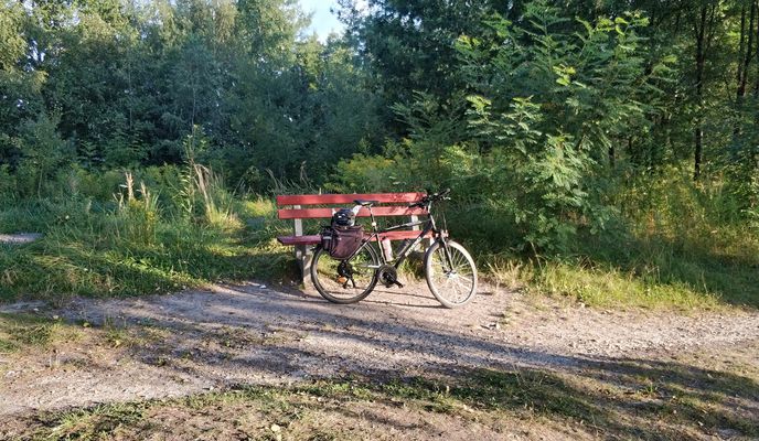 Photo 2 of the Bikemap route "Trudny przejazd w"