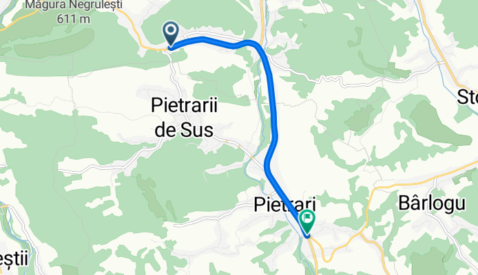 DN67 76, Negrulești to DJ646B 162, Pietrari