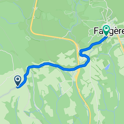 De D154, Caussiniojouls à 841 Route de Pézenas, Faugères