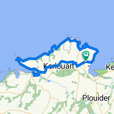 Boucle Plounéour-Trez Guisseny par Meneham et la côte des légendes