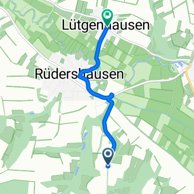 Route nach Unterdorf 1, Rhumspringe
