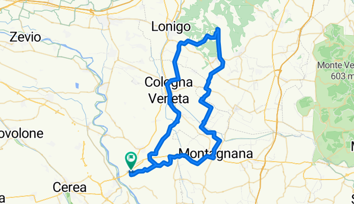Da Via Padana Inferiore Est 64, Nogara a Via Padana Inferiore Est 64, Nogara