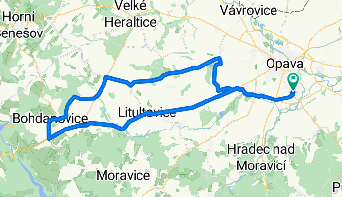 Opava - Bohdanovice - Opava