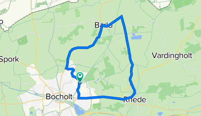 Bocholt - Stenern - Barlo - Rhede - Bocholt
