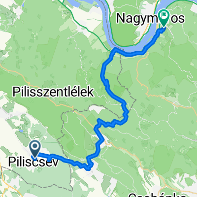 Béke utca 24, Piliscsév to Kilátó utca 6, Visegrád