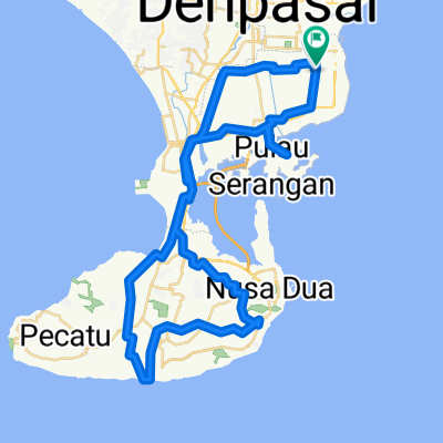 Sanur - Melasti - NusaDua