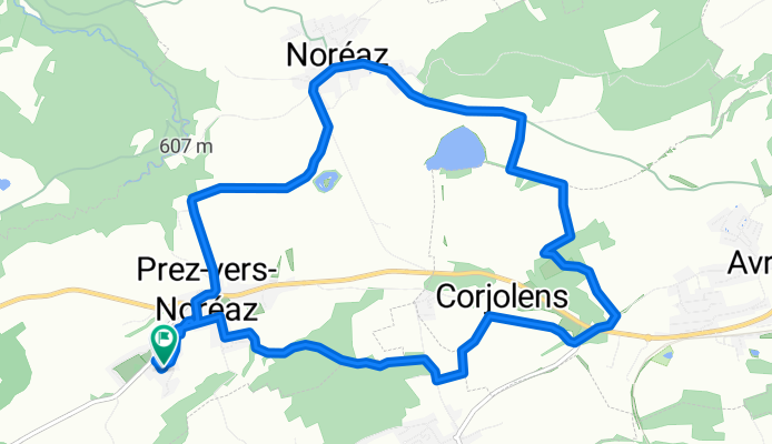 De Chemin des Noyers 7, Prez-vers-Noréaz à Chemin des Vergers 16, Prez-vers-Noréaz