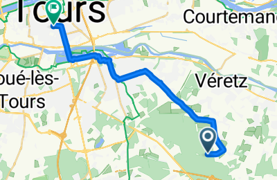 Route in der Bikemap App öffnen