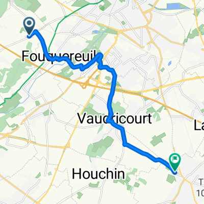 De Route de Béthune, Labeuvrière à Rue de Drouvin, Noeux-les-Mines