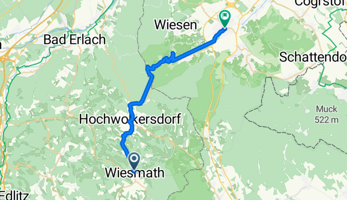 Wiener Neustädter Straße 6, Wiesmath nach Hauptstraße 3, Mattersburg