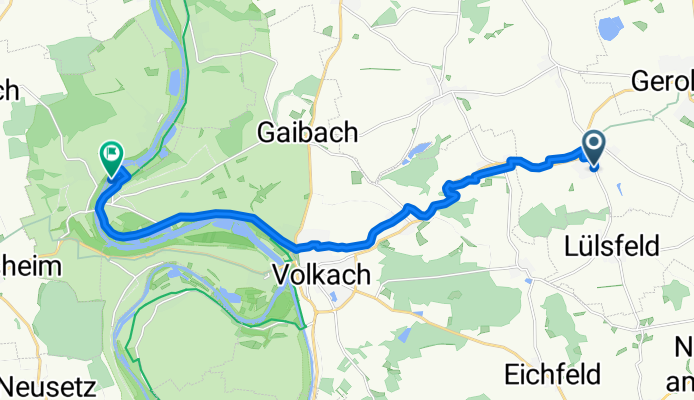 Am Birngarten 1, Frankenwinheim nach Schloßberg 13, Volkach