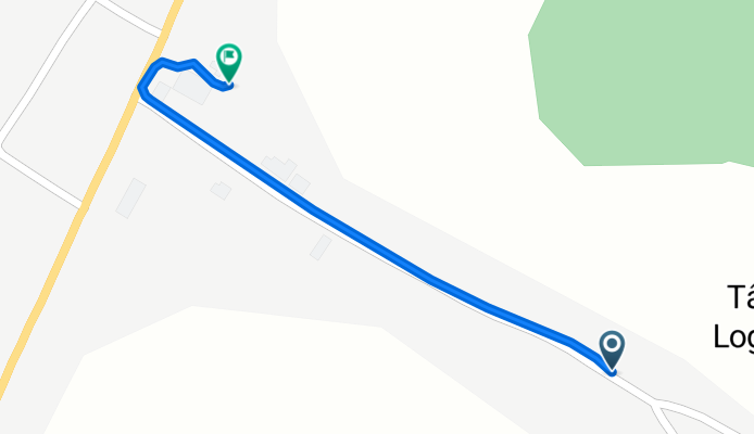 Route to DN67B 159, Târgu Logreşti