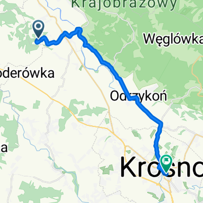 Przybówka 34, Wojaszówka nach Kapucyńska 1–29, Krosno